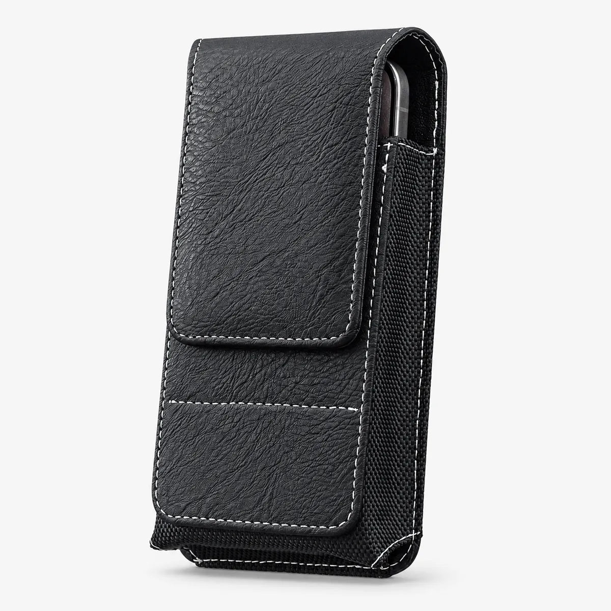 ⚡Big Discount | Waist Belt Cell Phone Pouch 📱 Multi-Pocket Leather Holster with Card Holder