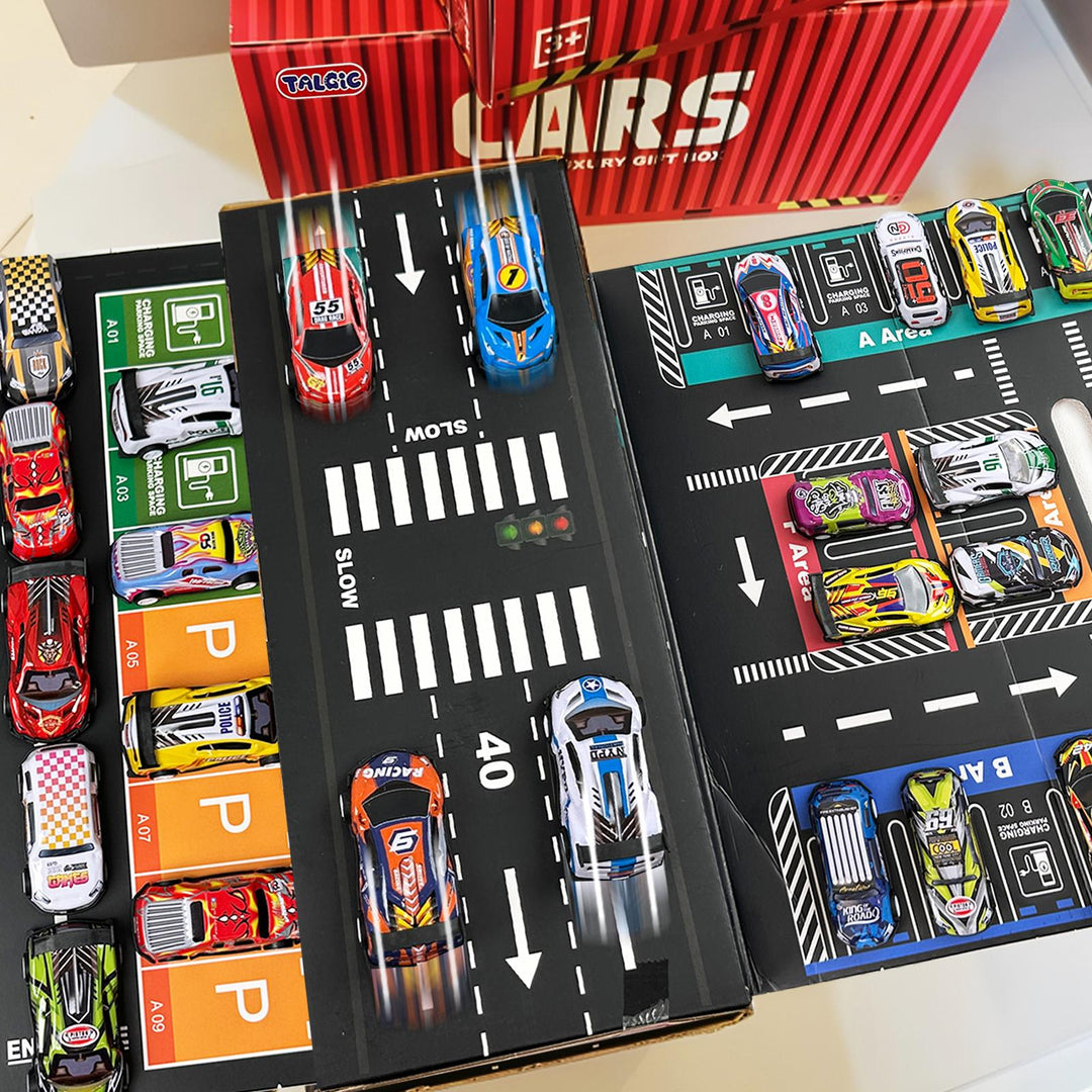 🔥 END OF SEASON SALE | 48pcs Alloy Racing Cars Luxury Gift Box 🏎️✨