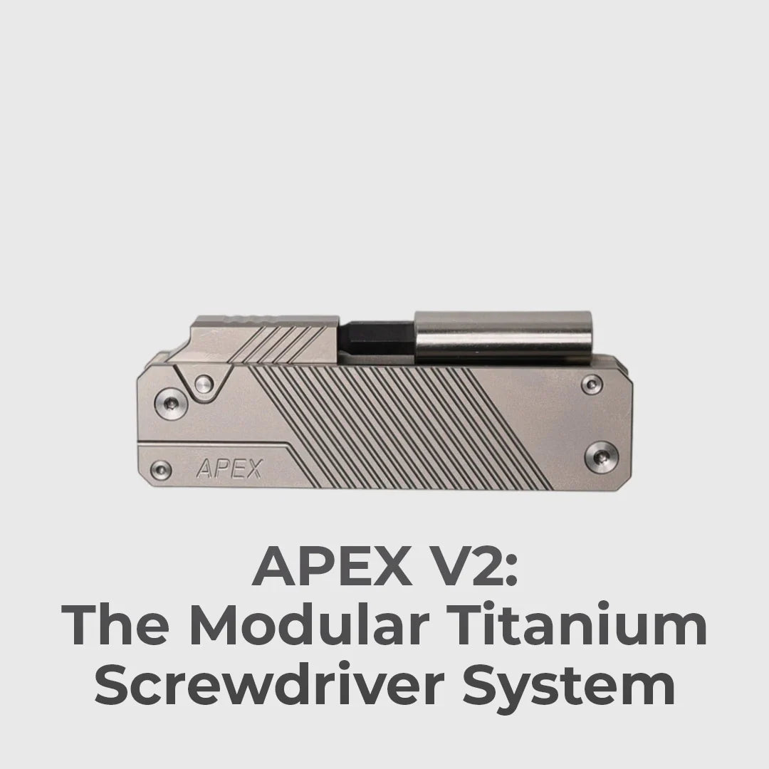 Modular Titanium Everyday Screwdriver