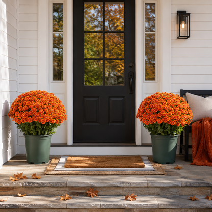 🌼🍂 Full-Bloom Artificial Mum Flower Bushes
