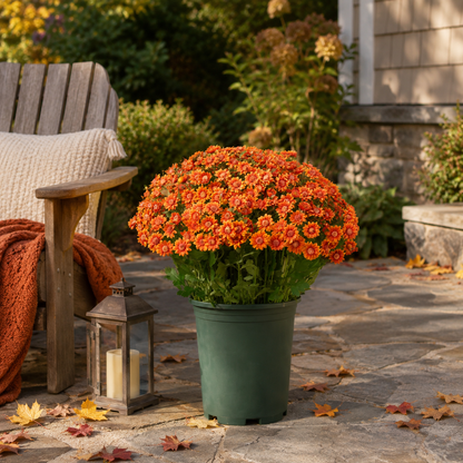 🌼🍂 Full-Bloom Artificial Mum Flower Bushes