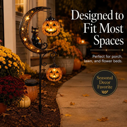 🎃 Spooky-Cute 33" Solar Halloween Garden Stake Light (40% OFF)