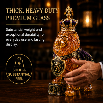 👑87th Anniversary Royal Lion Whiskey Bottle