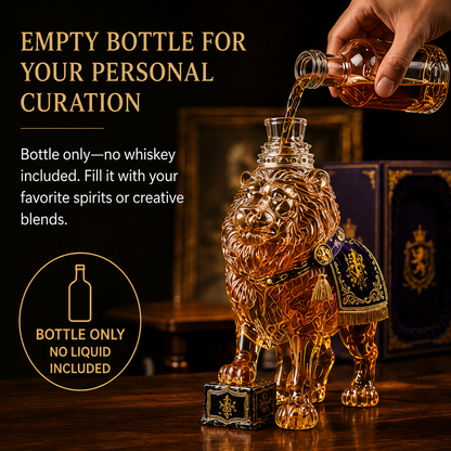 👑87th Anniversary Royal Lion Whiskey Bottle