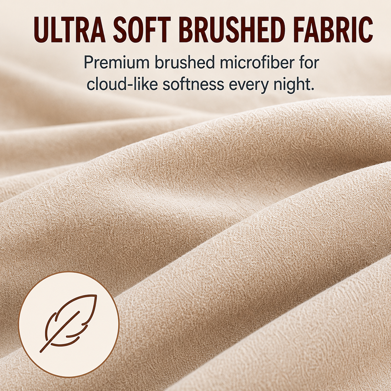 🧵 Soft Touch Pinch Pleat Duvet Set — Brushed Microfiber, No-Iron & Wrinkle-Resistant