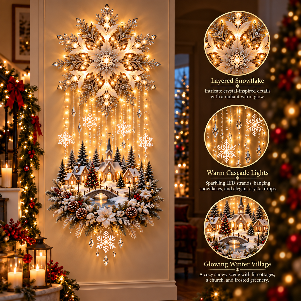 🎄Christmas Magic Glow Light – ⭐Light Up Your Holiday Wonderland