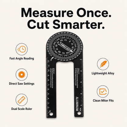 🔥Aluminum miter saw protractor