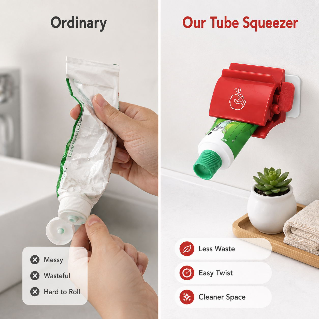 🔥Manual toothpaste tube squeezer