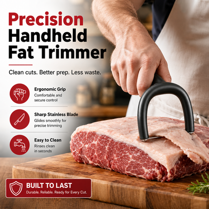 🔥 54% OFF! 🥩 Handheld Fat Trimmer for Beef & Pork BBQ Prep