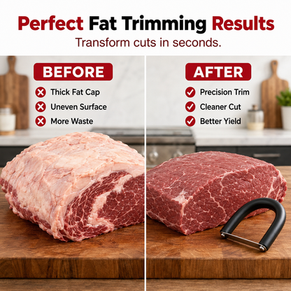 🔥 54% OFF! 🥩 Handheld Fat Trimmer for Beef & Pork BBQ Prep