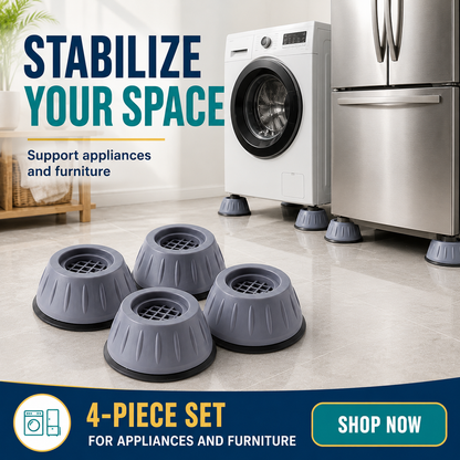 🔥 Heavy-Duty Anti-Vibration Foot Pads – Anti-Slip, Noise-Reducing & Moisture-Resistant