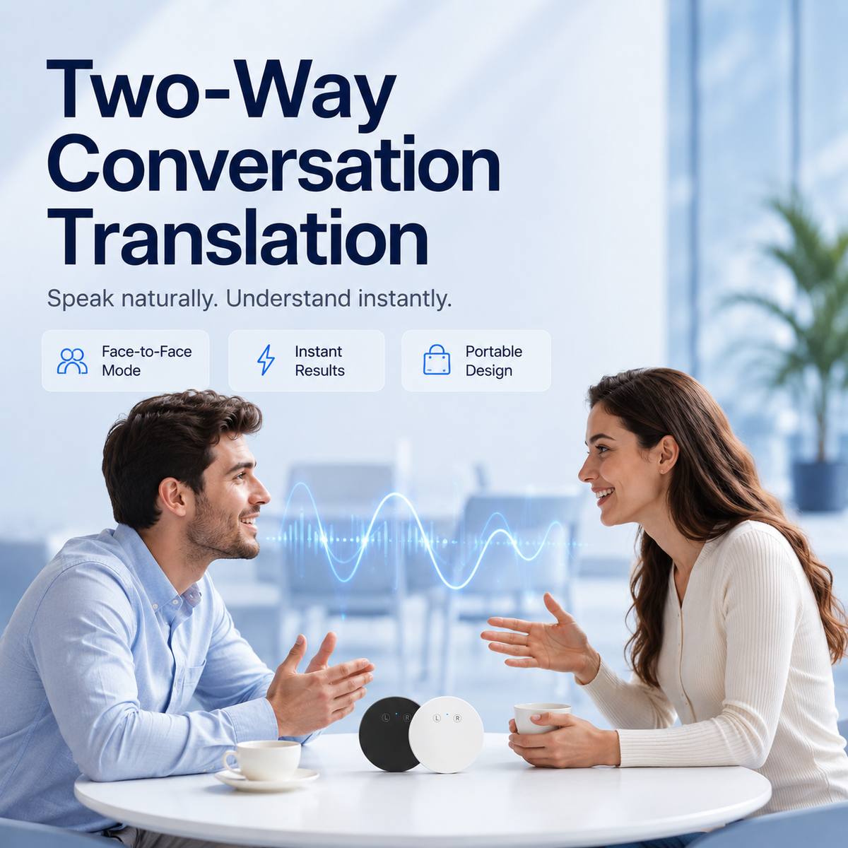 AI Pocket Translator – ✨Real-Time Two-Way Voice Translation in 165+ Languages
