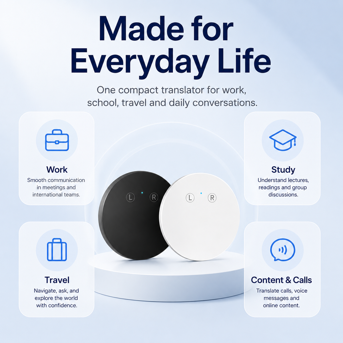 AI Pocket Translator – ✨Real-Time Two-Way Voice Translation in 165+ Languages