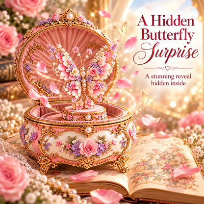 🌸 50% OFF Floral Ballerina Music Box – A Romantic Keepsake With a Magical Butterfly Reveal 🦋