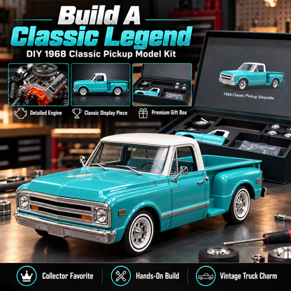 🎁 50% OFF Model Kit – Premium Classic Truck Gift for Collectors & Hobbyists 🏆