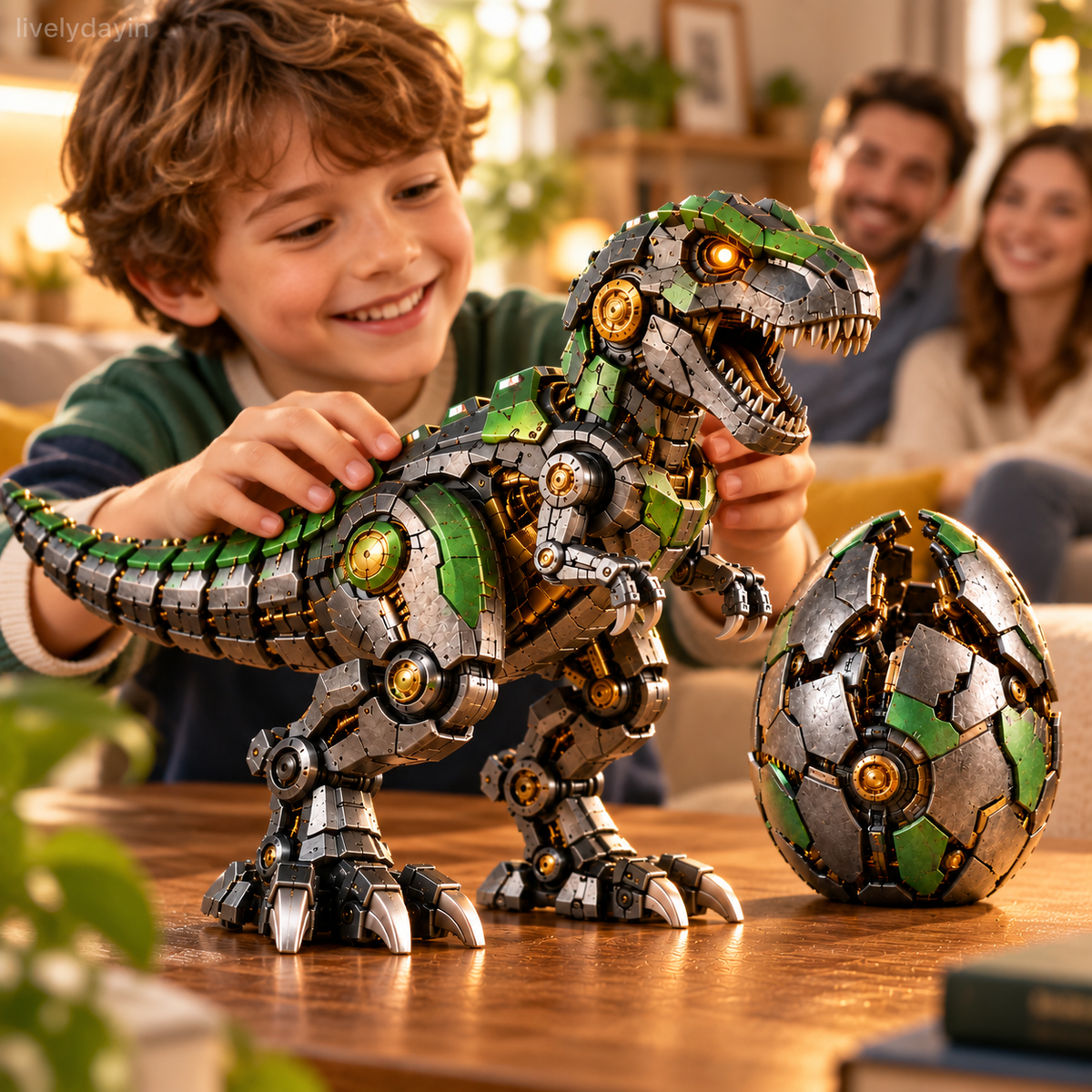 🧒Mechanical T-Rex Egg  – Mystery Egg to Robotic Dinosaur