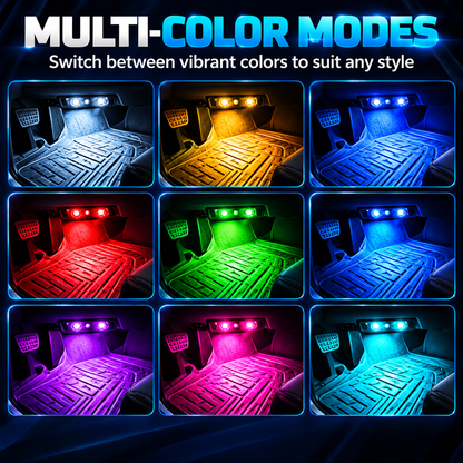 🚗✨ Wireless Car Interior LED Lights – Automatic Sensor Ambient Lighting for Cars, SUVs & Trucks