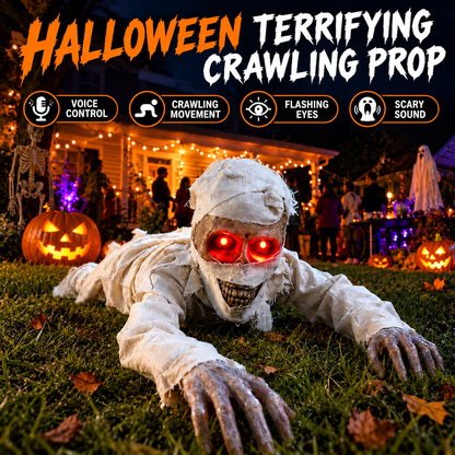 🔥Buy 2 Get 20% OFF🔥🎃 Crawling Halloween Ghoul™ — Glowing Eyes, Creepy Sounds & Real Crawling Action