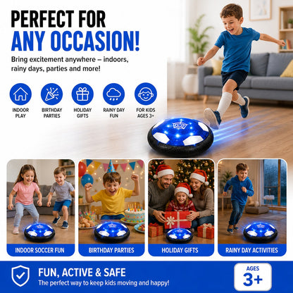 ⚽ Turn Any Room Into A Soccer Field! The LED Hover Soccer Ball That Keeps Kids Active, Entertained & Away From Screens
