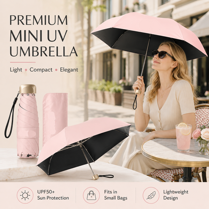 ☀️Say Goodbye to Bulky Umbrellas-Dual-Purpose Portable Capsule Umbrella