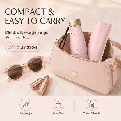 ☀️Say Goodbye to Bulky Umbrellas-Dual-Purpose Portable Capsule Umbrella