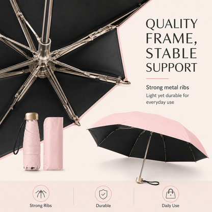 ☀️Say Goodbye to Bulky Umbrellas-Dual-Purpose Portable Capsule Umbrella