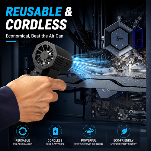 Powerful Cordless Air Duster Replace Expensive Air Cans Forever