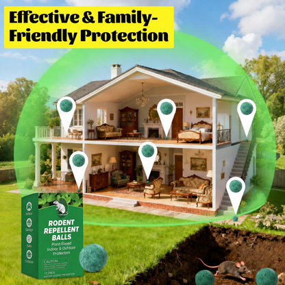🐀 50% OFF NOW!⚡Bio-Shield🟢Rodent-Insect Repellent Tablets - 10 Pack