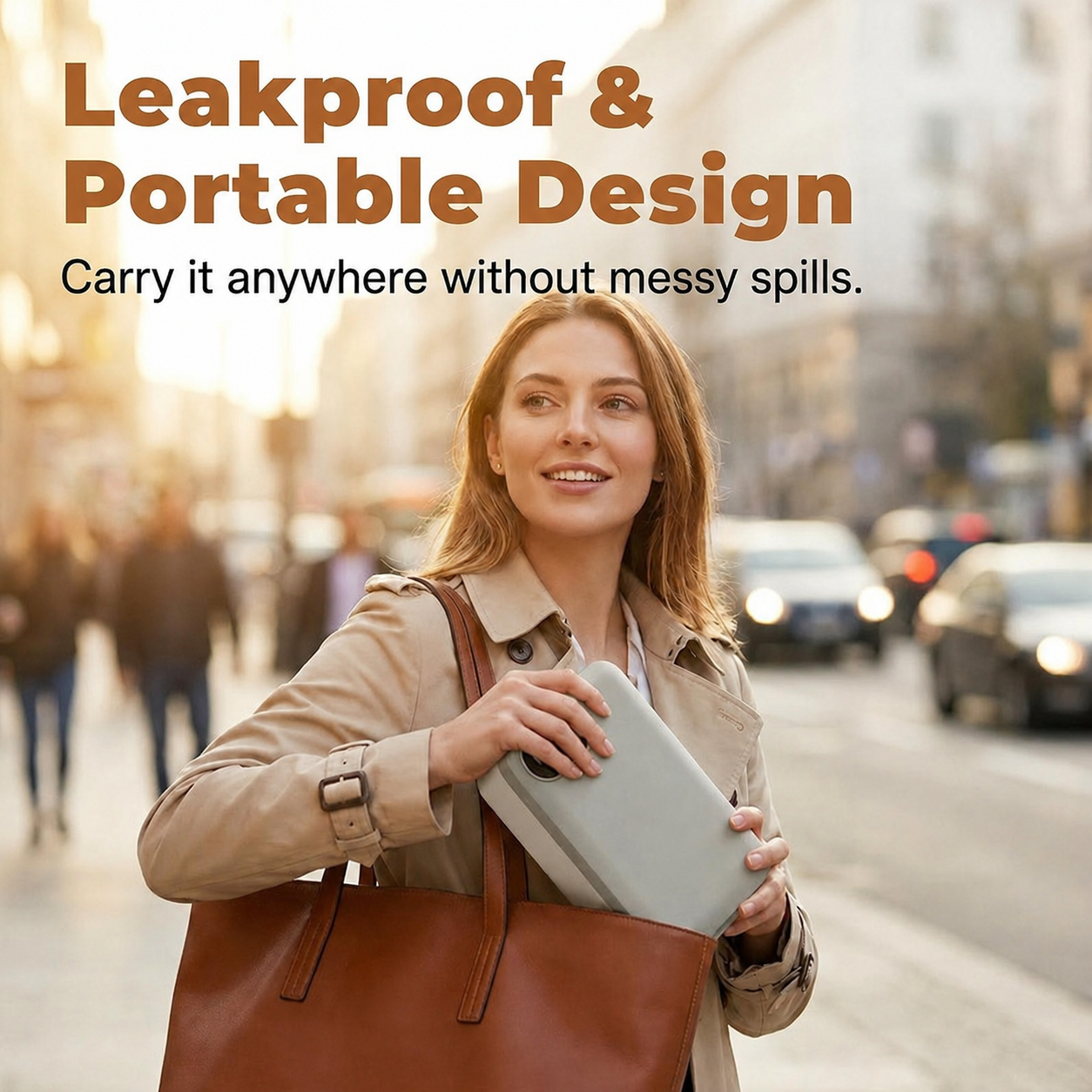 🎀RECHARGEABLE🍱⚡ Portable electric lunch box with self-heating 🔋🌡️