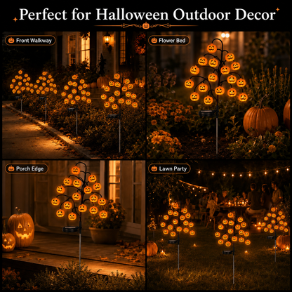 🔥🎃 Pumpkin Solar Stake Lights – Halloween Outdoor Yard Decor