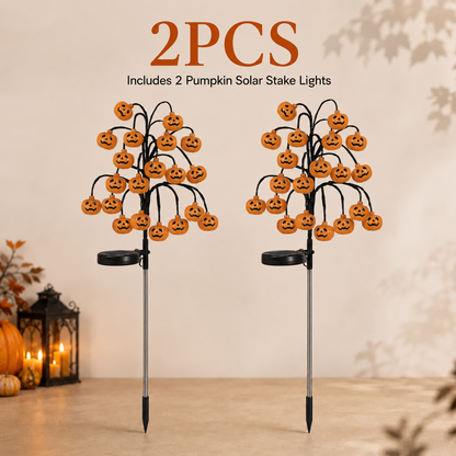 🔥🎃 Pumpkin Solar Stake Lights – Halloween Outdoor Yard Decor