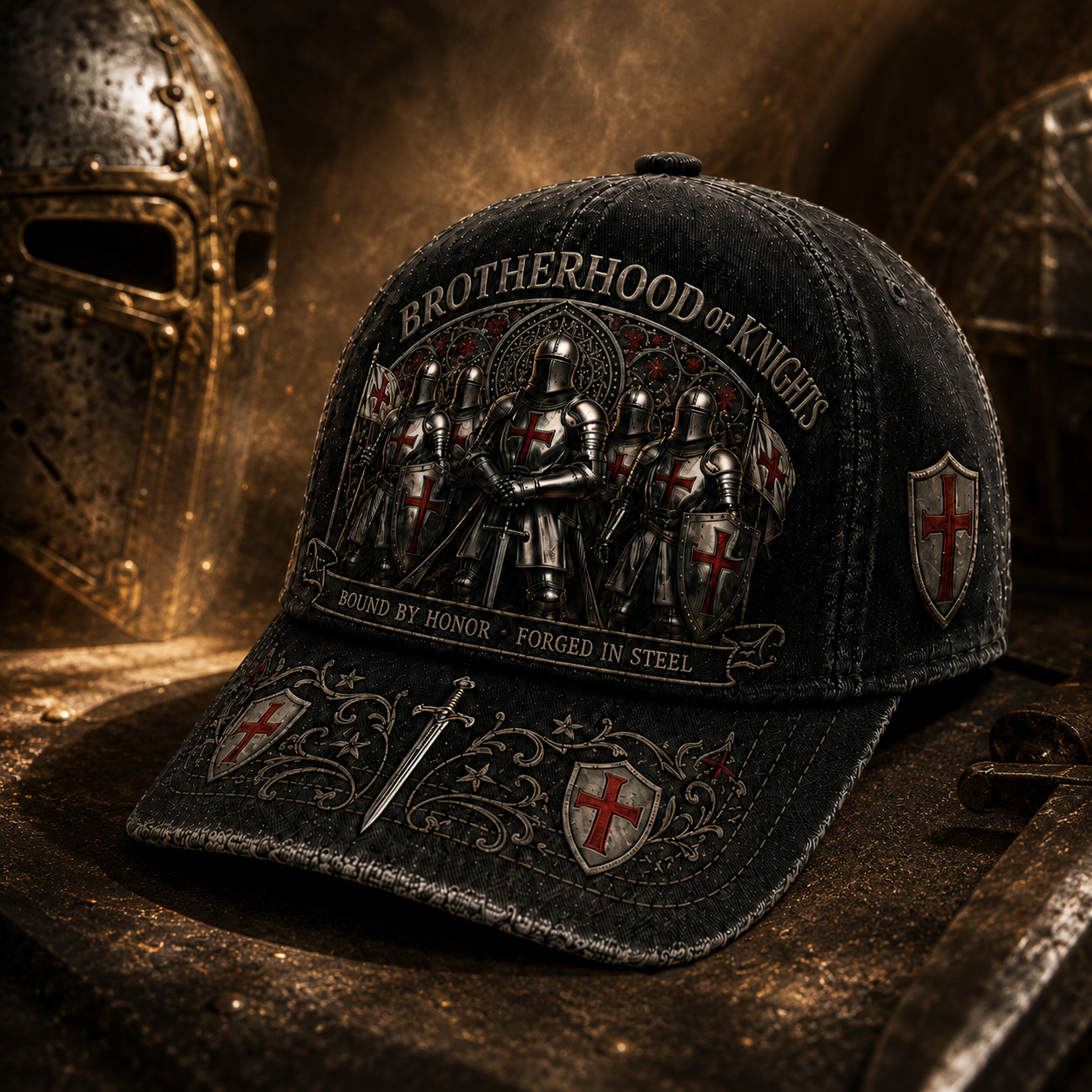 ⚔️ Brotherhood Of Knights Honor Cap 🎁 Free Honor Coin With Every Cap Purchase