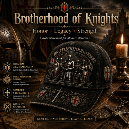 ⚔️ Brotherhood Of Knights Honor Cap 🎁 Free Honor Coin With Every Cap Purchase