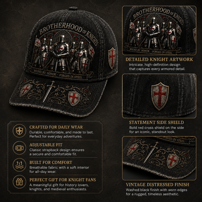 ⚔️ Brotherhood Of Knights Honor Cap 🎁 Free Honor Coin With Every Cap Purchase