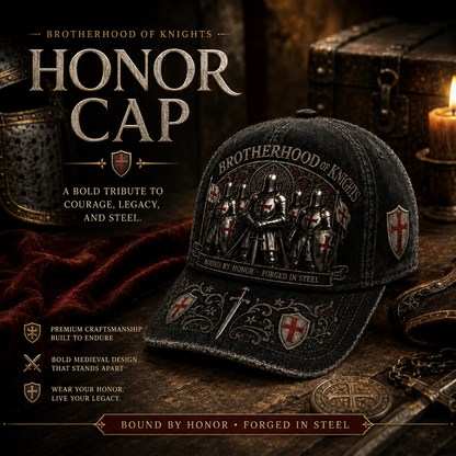 ⚔️ Brotherhood Of Knights Honor Cap 🎁 Free Honor Coin With Every Cap Purchase