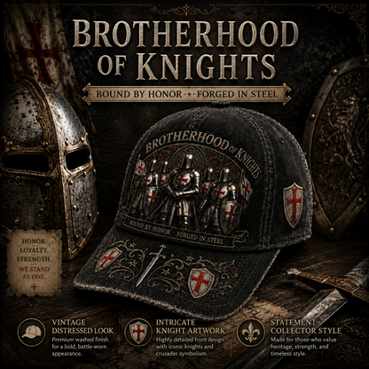 ⚔️ Brotherhood Of Knights Honor Cap 🎁 Free Honor Coin With Every Cap Purchase