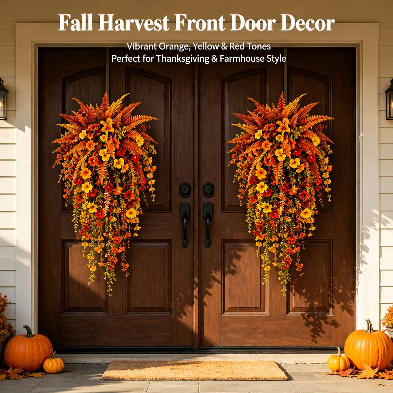 🔥On Sale Only Today 🍂 Artificial Fern for Autumn Outdoor Decor– Autumn Porch & Door Decoration