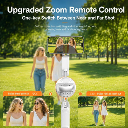 📸 Zoomable Magnetic Palm Grip | Selfie Stick & Tripod