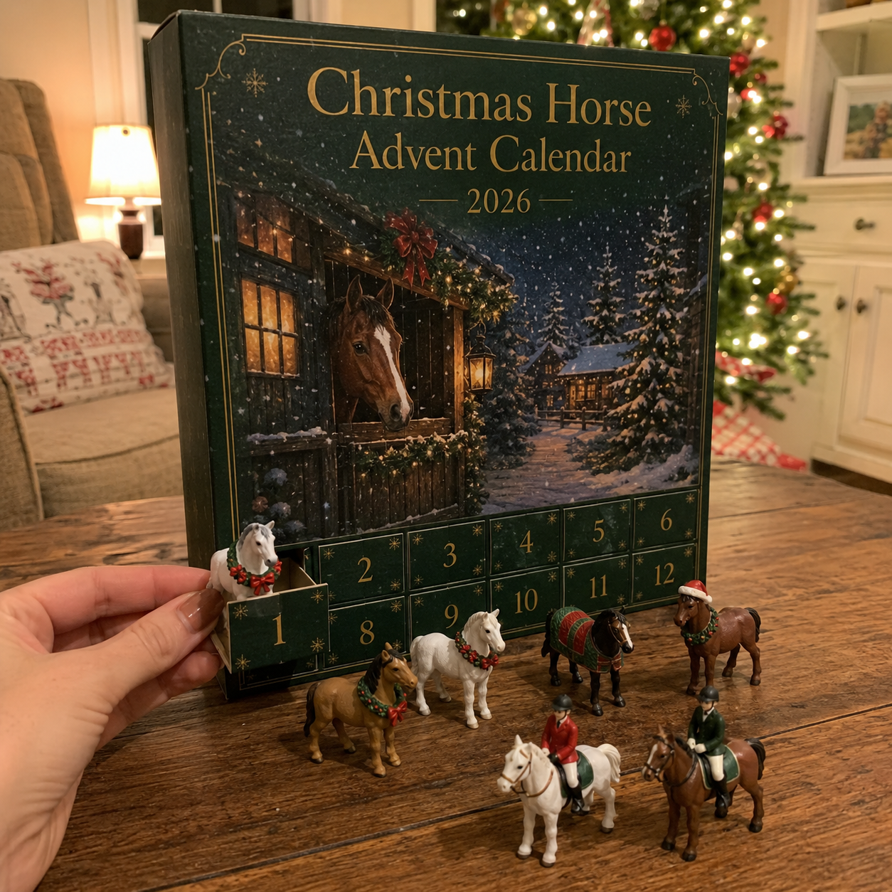 🐴 Christmas Horse Advent Calendar--24 Days of Horse Friends & Holiday Memories 🎄