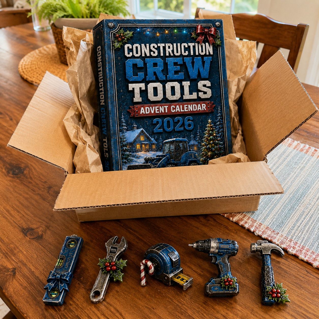 Construction Crew Tools Advent Calendar 2026 - 24-Day Festive Countdown