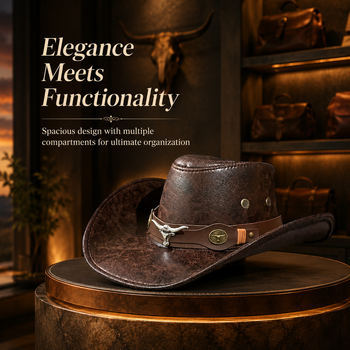 ☀️🌬️ LIMITED TIME 50% OFF! 🤠Breathable Sunshade Cowboy Hat – Cool airflow & UV protection – Stay shaded all day long.