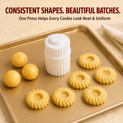 ✨ BUY 1 GET 1 FREE!🍓 Spiral Jam Cookie Press Mold – Beautiful Bakery-Style Cookies Made Easy!!!