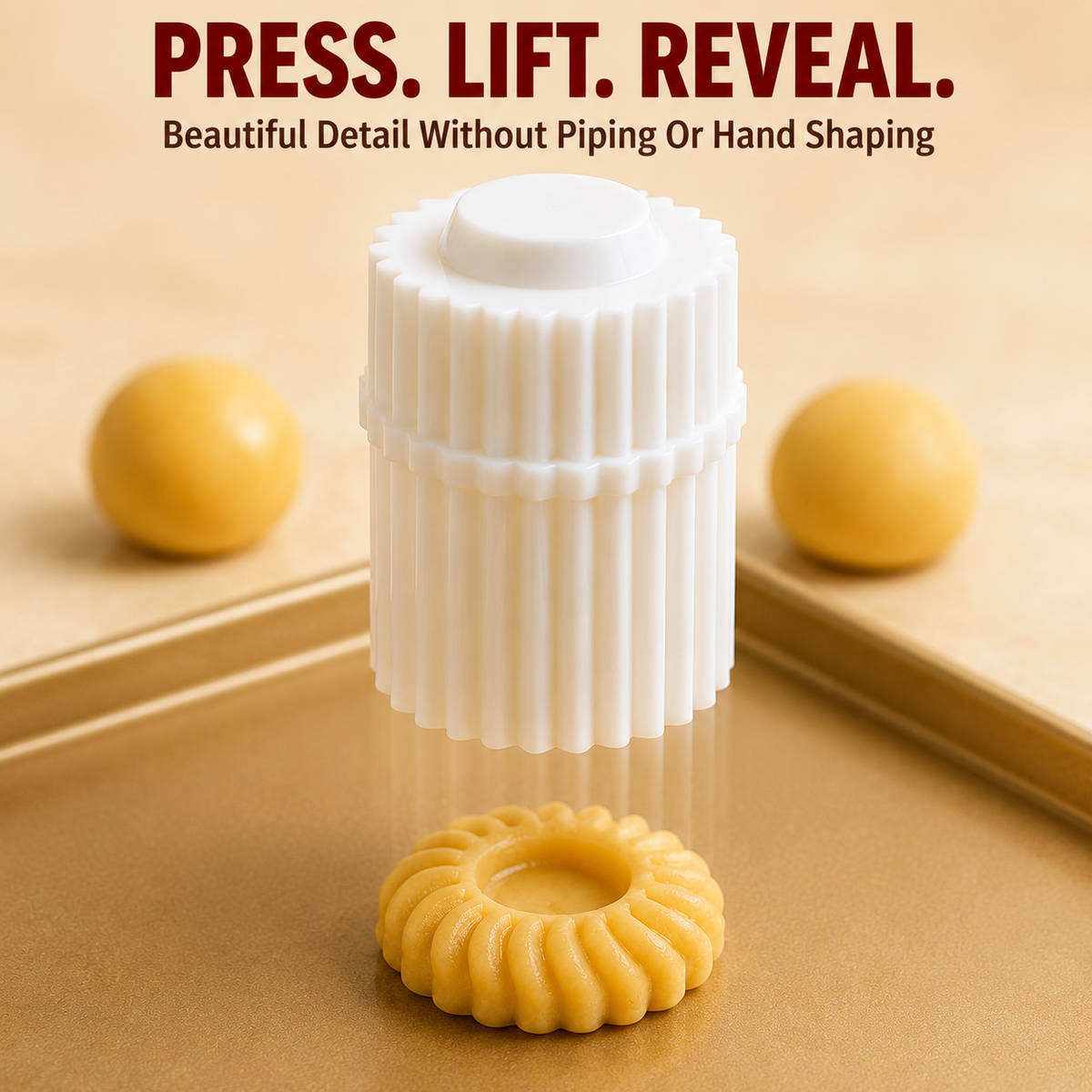 ✨ BUY 1 GET 1 FREE!🍓 Spiral Jam Cookie Press Mold – Beautiful Bakery-Style Cookies Made Easy!!!