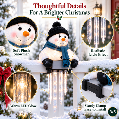 ☃️Today 49% OFF🔥 - WinterGlow Snowman Icicle Light Decor