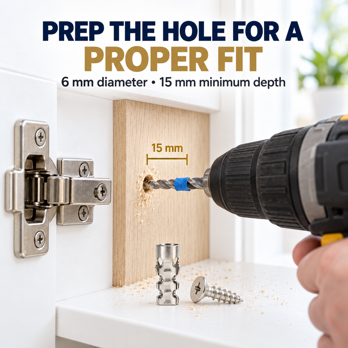 🔩 50% OFF Cabinet Hinge Hole Repair Anchors – Fix Loose Hinges Without Replacing the Door