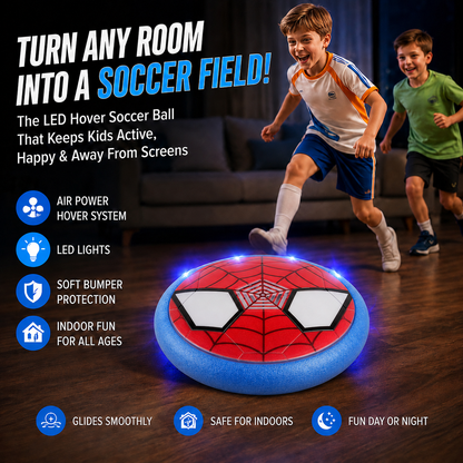 ⚽ Turn Any Room Into A Soccer Field! The LED Hover Soccer Ball That Keeps Kids Active, Entertained & Away From Screens
