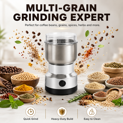 🏅High-Speed Stainless Steel Grain Grinder