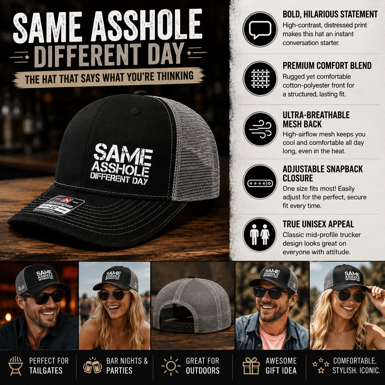 🍺🧢 Funny Beer Lover Trucker Hat – Wear the Laughs Everywhere! 😂