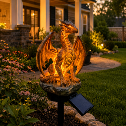 🐉 Amethyst Crystal Dragon✨️Solar Dragon Crystal Garden Light