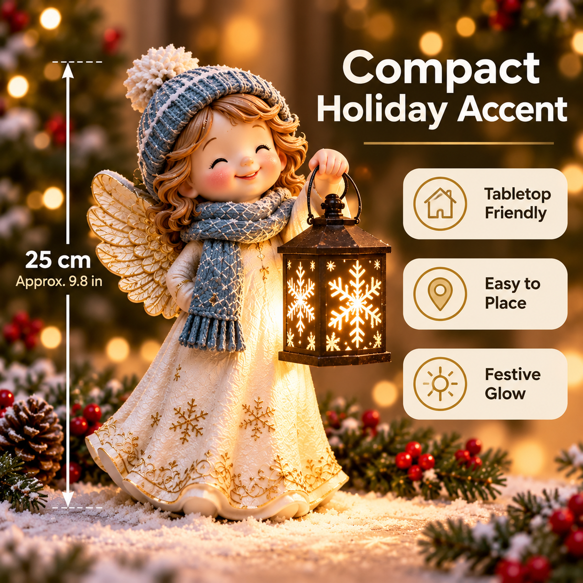⛄ Last Day 49% Snowman Nativity Glow™✨ – Solar Christmas Step Light with Holy Family Projection